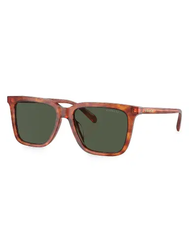 Coach Men's 0HC8385U 54MM Butterfly Sunglasses - Brown Tortoise | Thumbnail 1 Coach Men's 0HC8385U 54MM Butterfly Sunglasses - Brown Tortoise | Thumbnail 1