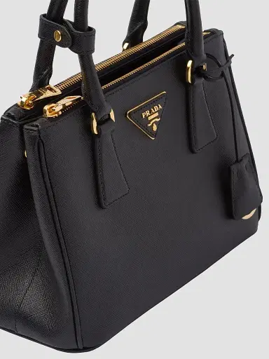 Prada Women's Galleria Saffiano Leather Top Handle Bag - Black | Thumbnail 6 Prada Women's Galleria Saffiano Leather Top Handle Bag - Black | Thumbnail 6