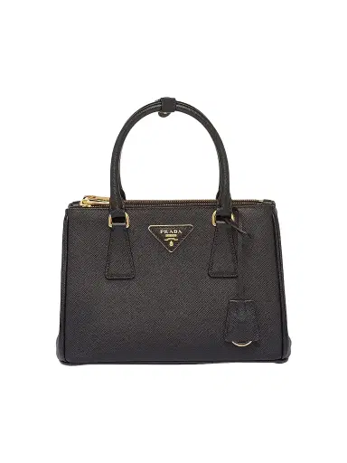 Prada Women's Galleria Saffiano Leather Top Handle Bag - Black | Thumbnail 1 Prada Women's Galleria Saffiano Leather Top Handle Bag - Black | Thumbnail 1