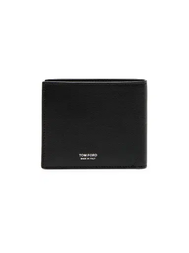 Tom Ford Men's Elongated T-Line Leather Bifold Wallet - Black | Thumbnail 1 Tom Ford Men's Elongated T-Line Leather Bifold Wallet - Black | Thumbnail 1