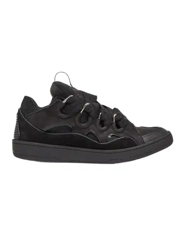 Lanvin Men's Curb Napa Leather Low-Top Sneakers | Thumbnail 1 Lanvin Men's Curb Napa Leather Low-Top Sneakers | Thumbnail 1