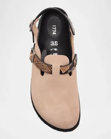 1774 Birkenstock Tokio Mixed Leather Slingback Mules | Thumbnail 6 1774 Birkenstock Tokio Mixed Leather Slingback Mules | Thumbnail 6