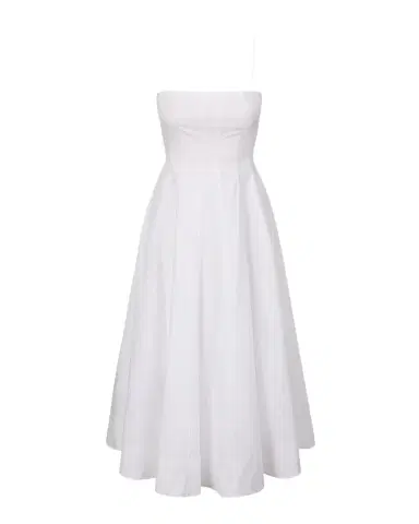 Staud Wylie Paneled Midi Dress | Thumbnail 1 Staud Wylie Paneled Midi Dress | Thumbnail 1