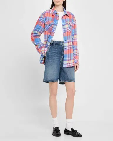God 's True Cashmere Creator Tartan Cashmere Button-Down Shirt | Thumbnail 2 God 's True Cashmere Creator Tartan Cashmere Button-Down Shirt | Thumbnail 2