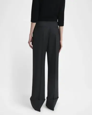 Valentino Garavani Cuffed Wool Trousers | Thumbnail 3 Valentino Garavani Cuffed Wool Trousers | Thumbnail 3