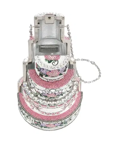 Judith Leiber Couture Tie The Knot Tiered Cake Clutch Bag | Thumbnail 1 Judith Leiber Couture Tie The Knot Tiered Cake Clutch Bag | Thumbnail 1