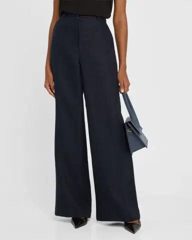 ARGENT Park Wide-Leg Basketweave Linen Trousers | Thumbnail 4 ARGENT Park Wide-Leg Basketweave Linen Trousers | Thumbnail 4