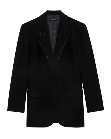 Zadig & Voltaire Viva Embellished Blazer | Thumbnail 1 Zadig & Voltaire Viva Embellished Blazer | Thumbnail 1