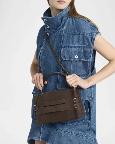 JW Anderson Loafer Suede Crossbody Bag | Thumbnail 2 JW Anderson Loafer Suede Crossbody Bag | Thumbnail 2
