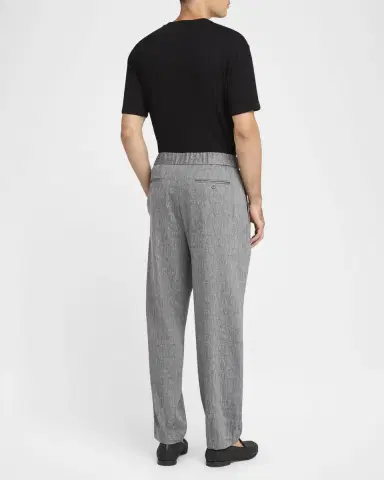 Giorgio Armani Men's Raised Chevron T-Shirt | Thumbnail 3 Giorgio Armani Men's Raised Chevron T-Shirt | Thumbnail 3
