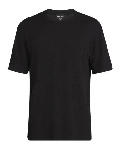 Giorgio Armani Men's Raised Chevron T-Shirt | Thumbnail 1 Giorgio Armani Men's Raised Chevron T-Shirt | Thumbnail 1