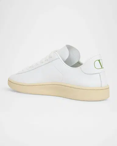 Valentino Garavani Men's Royco V Logo Calfskin Low-Top Sneakers | Thumbnail 4 Valentino Garavani Men's Royco V Logo Calfskin Low-Top Sneakers | Thumbnail 4