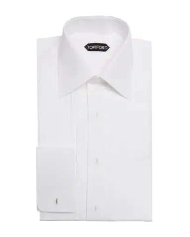 TOM FORD Men's Cotton Plisse Dress Shirt | Thumbnail 1 TOM FORD Men's Cotton Plisse Dress Shirt | Thumbnail 1