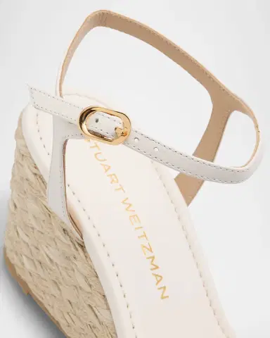 Stuart Weitzman Dayna Leather Crisscross Espadrille Sandals | Thumbnail 5 Stuart Weitzman Dayna Leather Crisscross Espadrille Sandals | Thumbnail 5