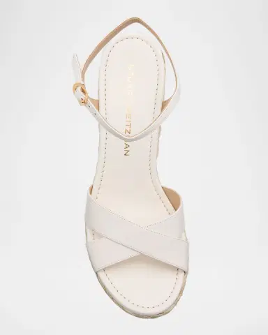Stuart Weitzman Dayna Leather Crisscross Espadrille Sandals | Thumbnail 6 Stuart Weitzman Dayna Leather Crisscross Espadrille Sandals | Thumbnail 6