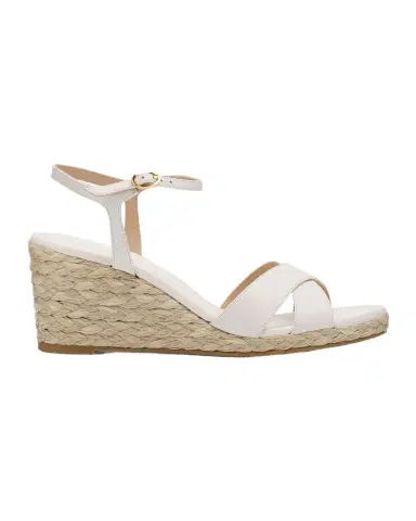 Stuart Weitzman Dayna Leather Crisscross Espadrille Sandals | Thumbnail 1 Stuart Weitzman Dayna Leather Crisscross Espadrille Sandals | Thumbnail 1