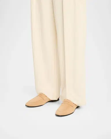 Bougeotte Flaneur Suede Penny Loafers | Thumbnail 2 Bougeotte Flaneur Suede Penny Loafers | Thumbnail 2