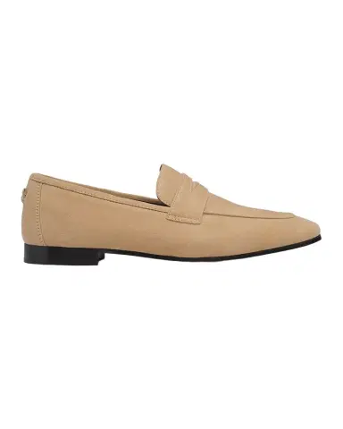 Bougeotte Flaneur Suede Penny Loafers | Thumbnail 1 Bougeotte Flaneur Suede Penny Loafers | Thumbnail 1