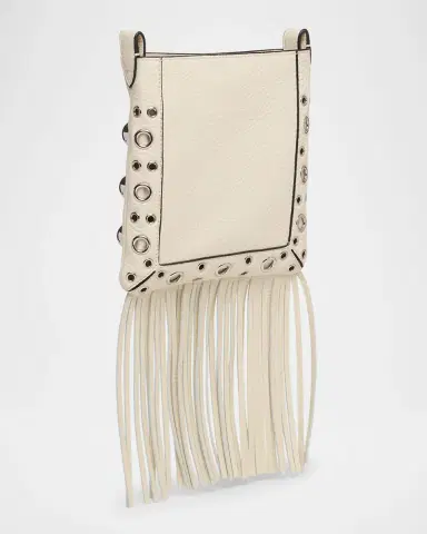 Valentino Garavani Nellcote Small Fringe Studded Leather Crossbody Bag | Thumbnail 2 Valentino Garavani Nellcote Small Fringe Studded Leather Crossbody Bag | Thumbnail 2