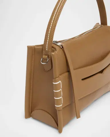 JW Anderson Penny Loafer Leather Top-Handle Bag | Thumbnail 5 JW Anderson Penny Loafer Leather Top-Handle Bag | Thumbnail 5