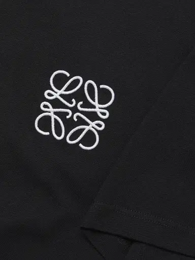 Loewe Men's Embroidered Anagram T-Shirt - Black - Size XL | Thumbnail 6 Loewe Men's Embroidered Anagram T-Shirt - Black - Size XL | Thumbnail 6