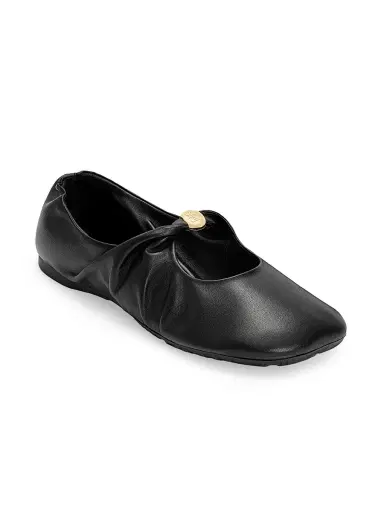 Loewe Women's Pebble Soft Ballerina Flats - Black - Size 11 | Thumbnail 1 Loewe Women's Pebble Soft Ballerina Flats - Black - Size 11 | Thumbnail 1