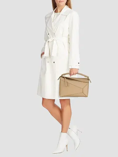 LOEWE Women's Puzzle Edge Grained Leather Bag - Sand | Thumbnail 3 LOEWE Women's Puzzle Edge Grained Leather Bag - Sand | Thumbnail 3