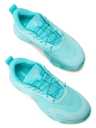 Loewe x On Men's Cloudsolo Sneakers - Turquoise | Thumbnail 3 Loewe x On Men's Cloudsolo Sneakers - Turquoise | Thumbnail 3