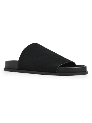 A Emery Women's Luca Suede Slides - Black - Size 11 Sandals | Thumbnail 3 A Emery Women's Luca Suede Slides - Black - Size 11 Sandals | Thumbnail 3