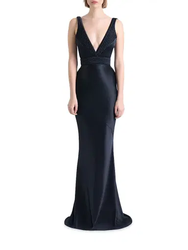 Zhivago Women's Signature Beloved Sleeveless Satin Gown - Black - Size 14 | Thumbnail 3 Zhivago Women's Signature Beloved Sleeveless Satin Gown - Black - Size 14 | Thumbnail 3