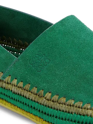 Loewe Men's x Paula's Ibiza Rio Suede Espadrilles - Green | Thumbnail 5 Loewe Men's x Paula's Ibiza Rio Suede Espadrilles - Green | Thumbnail 5