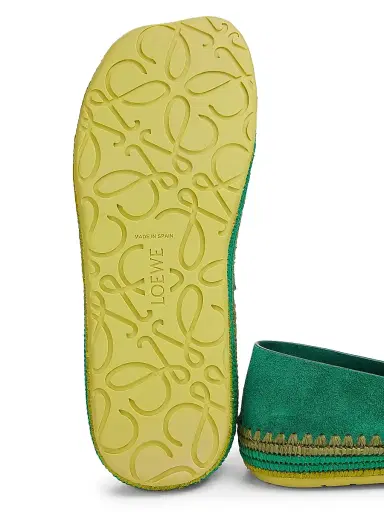 Loewe Men's x Paula's Ibiza Rio Suede Espadrilles - Green | Thumbnail 6 Loewe Men's x Paula's Ibiza Rio Suede Espadrilles - Green | Thumbnail 6