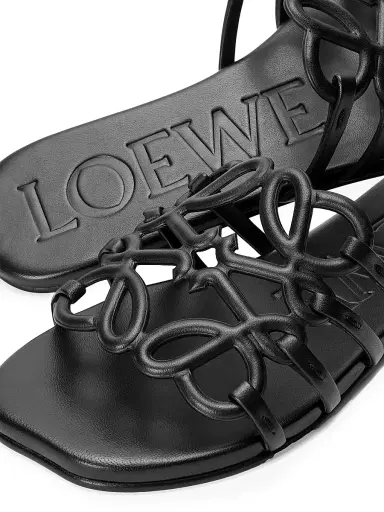 Loewe Women's x Paula's Ibiza Petal Anagram Leather Slides | Thumbnail 4 Loewe Women's x Paula's Ibiza Petal Anagram Leather Slides | Thumbnail 4