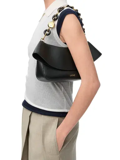 Loewe Women's Ola Medium Leather Shoulder Bag | Thumbnail 3 Loewe Women's Ola Medium Leather Shoulder Bag | Thumbnail 3