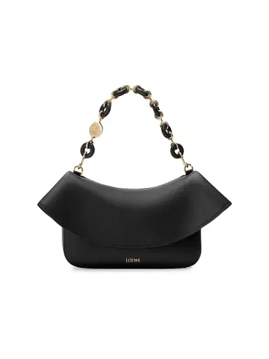 Loewe Women's Ola Medium Leather Shoulder Bag | Thumbnail 4 Loewe Women's Ola Medium Leather Shoulder Bag | Thumbnail 4