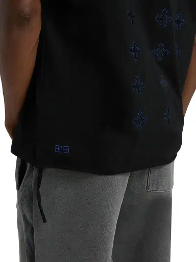Ksubi Men's Revamp Biggie Cotton Crewneck T-Shirt - Black | Thumbnail 6 Ksubi Men's Revamp Biggie Cotton Crewneck T-Shirt - Black | Thumbnail 6