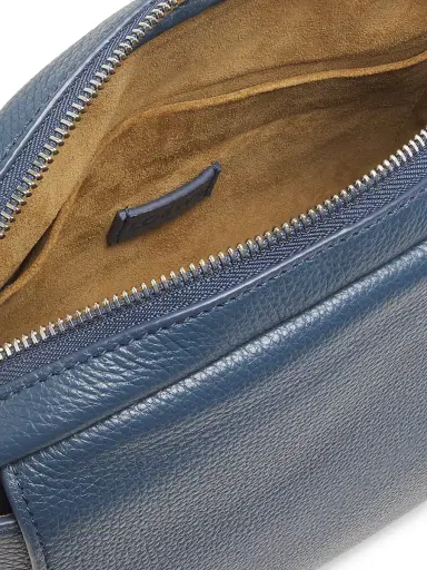 Loewe Men's Extra-Small Pebble Leather Messenger Bag - Indigo Dye | Thumbnail 4 Loewe Men's Extra-Small Pebble Leather Messenger Bag - Indigo Dye | Thumbnail 4