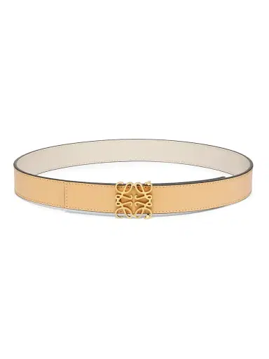 LOEWE Women's Anagram Reversible Smooth Leather Belt - Warm Desert | Thumbnail 1 LOEWE Women's Anagram Reversible Smooth Leather Belt - Warm Desert | Thumbnail 1