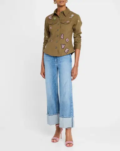 Cinq à Sept Canyon Ditsy Love Scrunched Jacket | Thumbnail 2 Cinq à Sept Canyon Ditsy Love Scrunched Jacket | Thumbnail 2