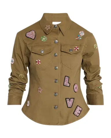 Cinq à Sept Canyon Ditsy Love Scrunched Jacket | Thumbnail 1 Cinq à Sept Canyon Ditsy Love Scrunched Jacket | Thumbnail 1
