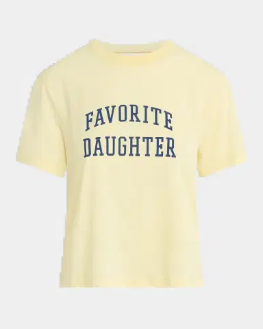 Favorite Daughter Cropped Collegiate T-Shirt | Thumbnail 2 Favorite Daughter Cropped Collegiate T-Shirt | Thumbnail 2