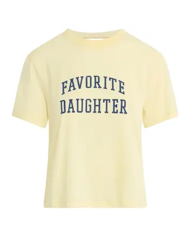 Favorite Daughter Cropped Collegiate T-Shirt | Thumbnail 1 Favorite Daughter Cropped Collegiate T-Shirt | Thumbnail 1