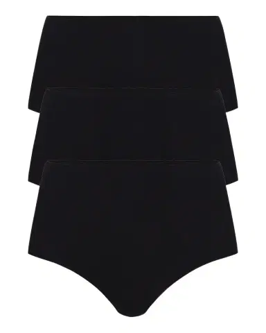 Commando Classic High-Rise Microfiber Bikini Briefs, Pack of 3 | Thumbnail 1 Commando Classic High-Rise Microfiber Bikini Briefs, Pack of 3 | Thumbnail 1