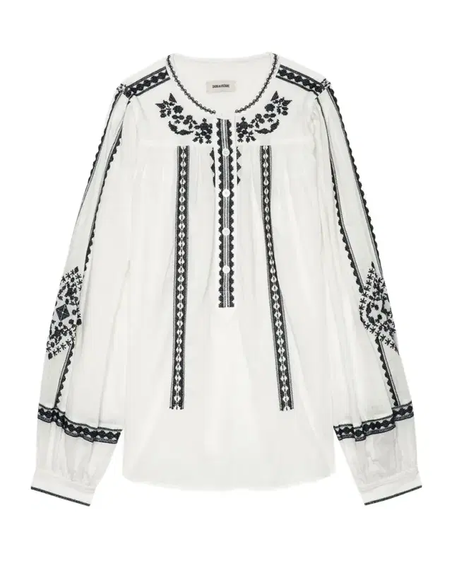 Tigy Kozak Embroidered Blouse Tigy Kozak Embroidered Blouse