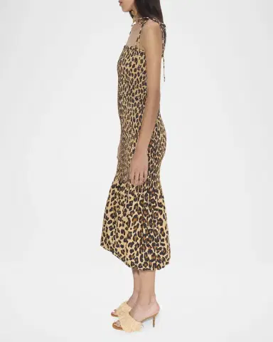 SIMONMILLER Canto Smocked Poplin Dress | Thumbnail 6 SIMONMILLER Canto Smocked Poplin Dress | Thumbnail 6
