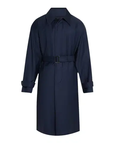 Emporio Armani Men's Belted Trench Coat | Thumbnail 1 Emporio Armani Men's Belted Trench Coat | Thumbnail 1
