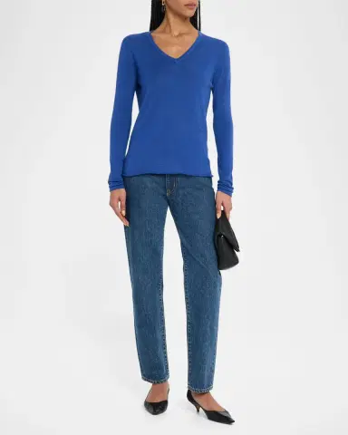 Majestic Filatures Machine Washable Cashmere V-Neck Pullover | Thumbnail 2 Majestic Filatures Machine Washable Cashmere V-Neck Pullover | Thumbnail 2