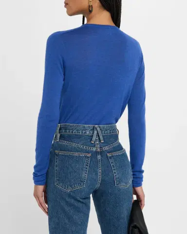 Majestic Filatures Machine Washable Cashmere V-Neck Pullover | Thumbnail 3 Majestic Filatures Machine Washable Cashmere V-Neck Pullover | Thumbnail 3
