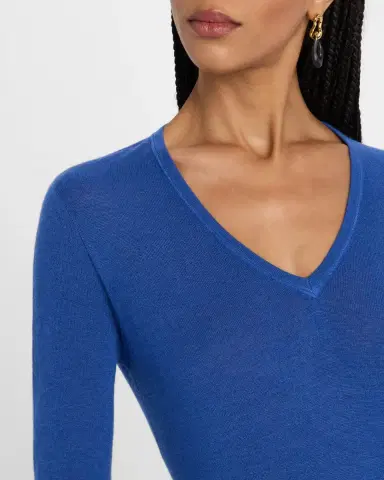 Majestic Filatures Machine Washable Cashmere V-Neck Pullover | Thumbnail 5 Majestic Filatures Machine Washable Cashmere V-Neck Pullover | Thumbnail 5
