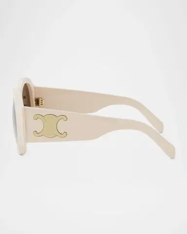 CELINE Maxi Triomphe Round Sunglasses | Thumbnail 4 CELINE Maxi Triomphe Round Sunglasses | Thumbnail 4